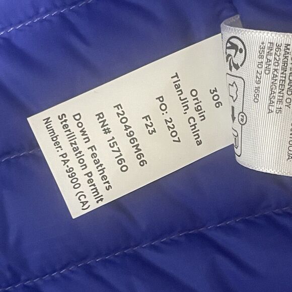 COTOPAXI Fuego Down Vest Men’s XS Burgundy Stripes NEW Retro Outdoors Hiking - Picture 13 of 13